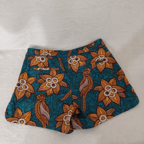 Anthropologie Elevenses Birds of Paradise Floral Print Shorts - Picture 6 of 9